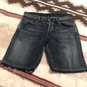 Citizens of Humanity Button Fly Shorts Size 28